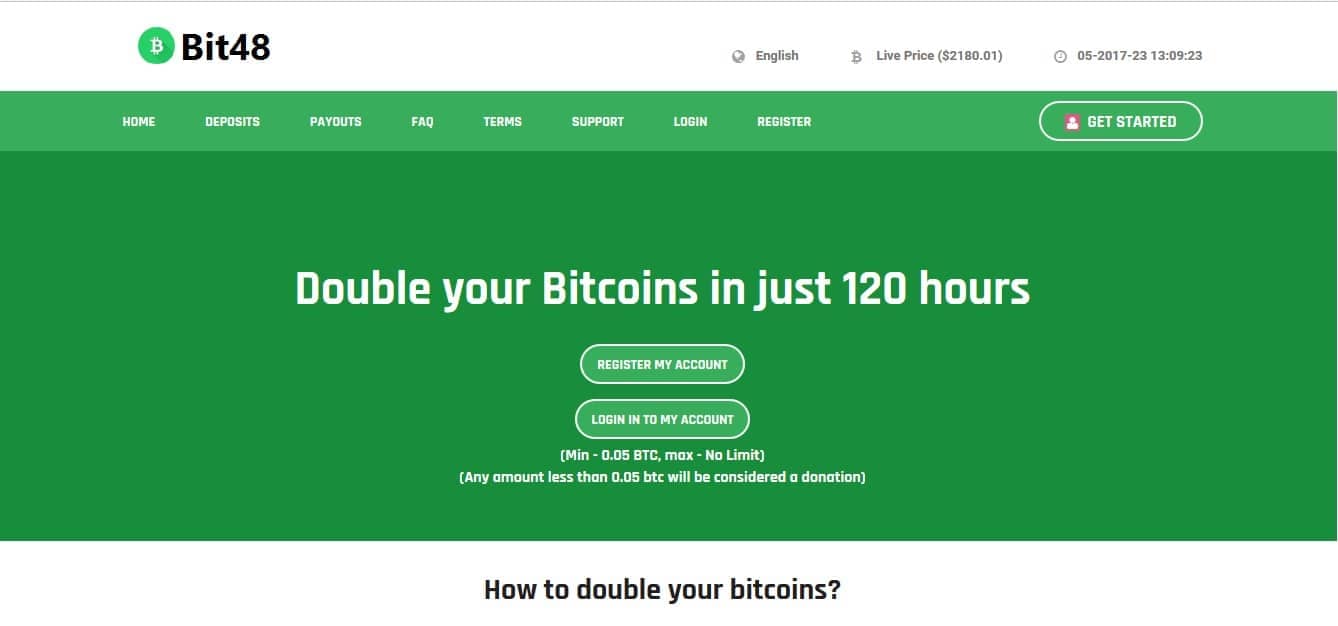 Ultimate Bitcoin Doubler Investment Script
